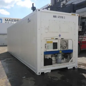 30ft freezer container with integrated refrigeration system for cold storage