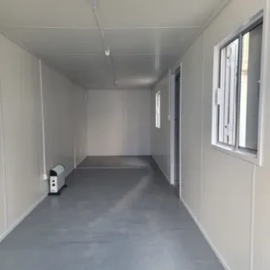 30ft office shipping container with melamine-lined walls and secure steel door