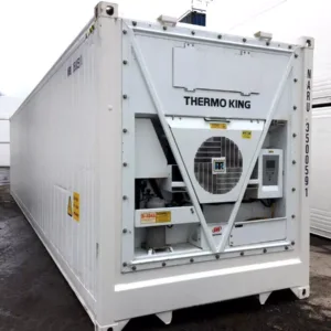 40ft freezer reefer container with -40°C temperature control for cold storage