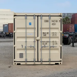 COR-TEN steel 40ft double door container for storage, workshops, and logistics operations