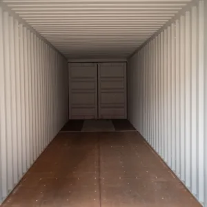 40-foot double door shipping container with cargo access from both ends