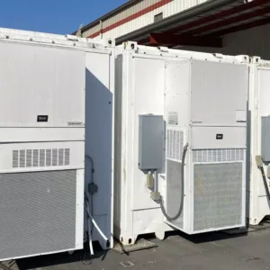 40ft high cube insulated shipping container with 5-ton Bard HVAC system