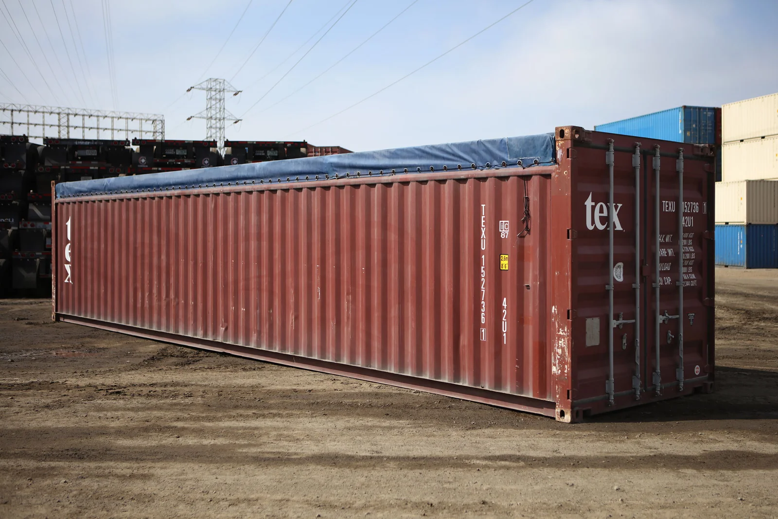 40-Foot Open Top Shipping Container – Cargo-Worthy