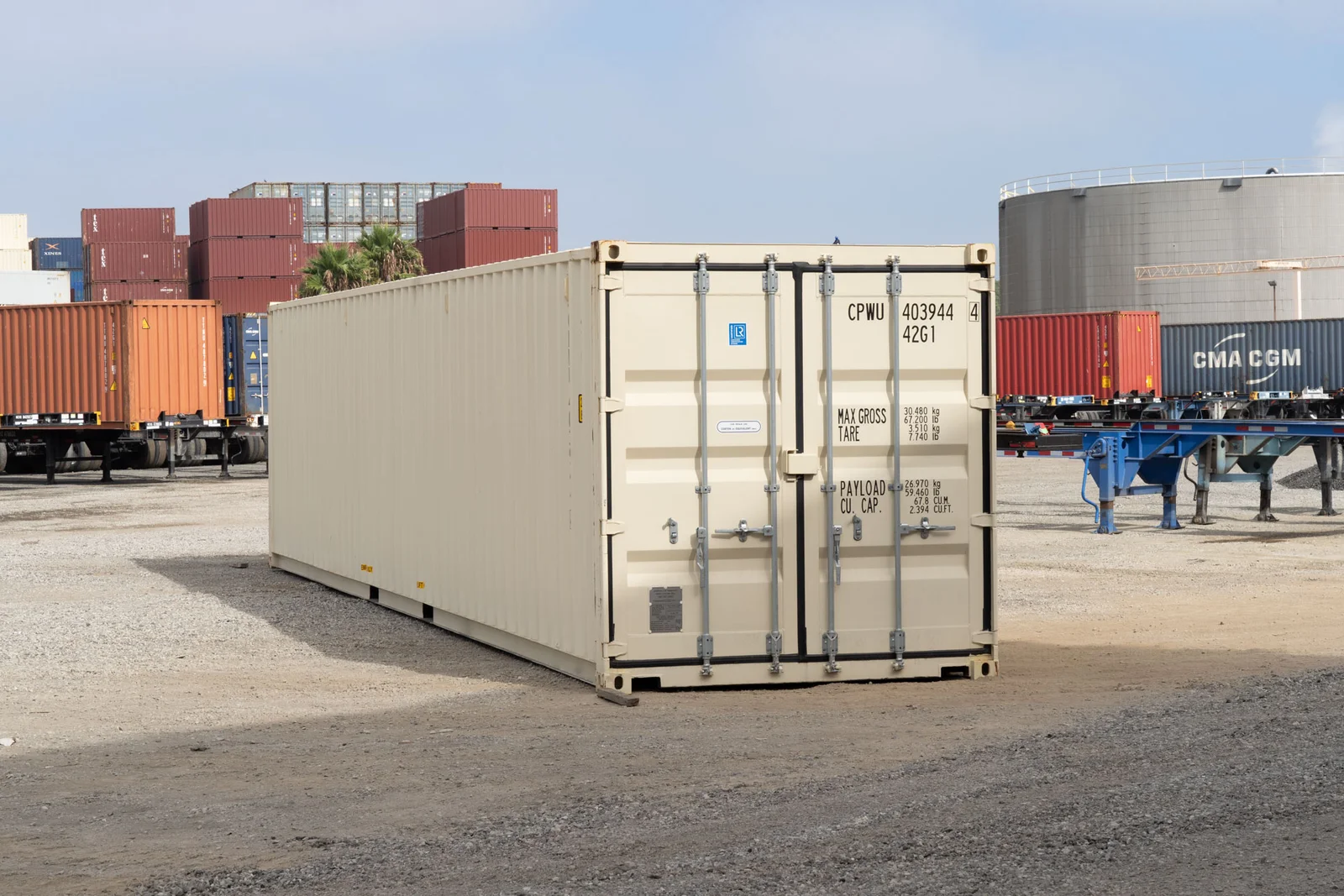 40-Foot Standard Shipping Container – New One Trip