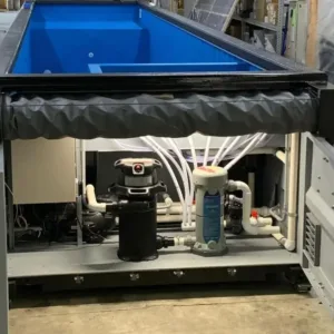 Custom 40ft container swimming pool for residential backyard installation