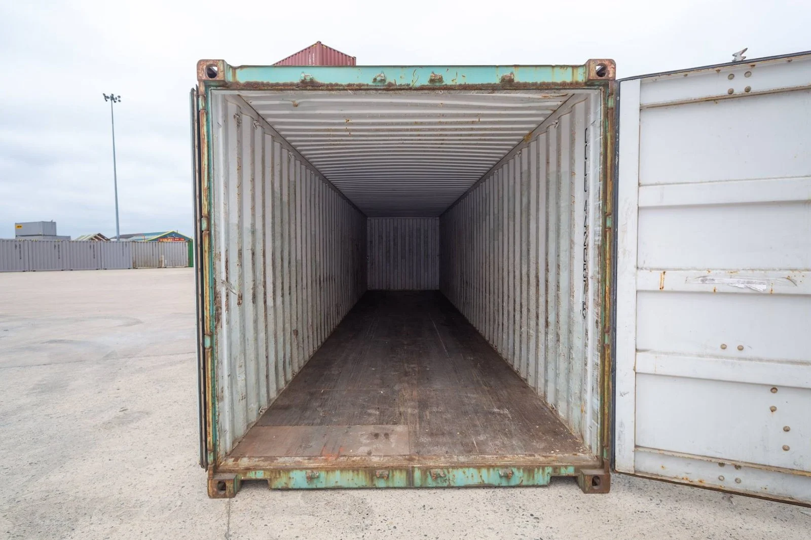 COR-TEN steel 40ft shipping container for secure commercial storage