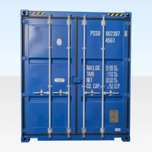 Heavy-duty 40ft HC container with forklift pockets and steel frame