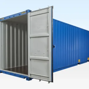 New 40ft high cube container with marine plywood flooring and ventilation system
