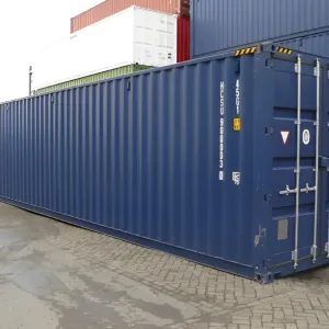 40ft high cube shipping container with extra height for industrial storage