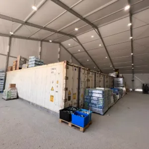 40ft high cube refrigerated storage container with Carrier Primeline refrigeration system
