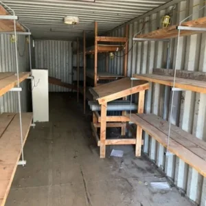 40ft corten steel storage container with dual-end cargo access