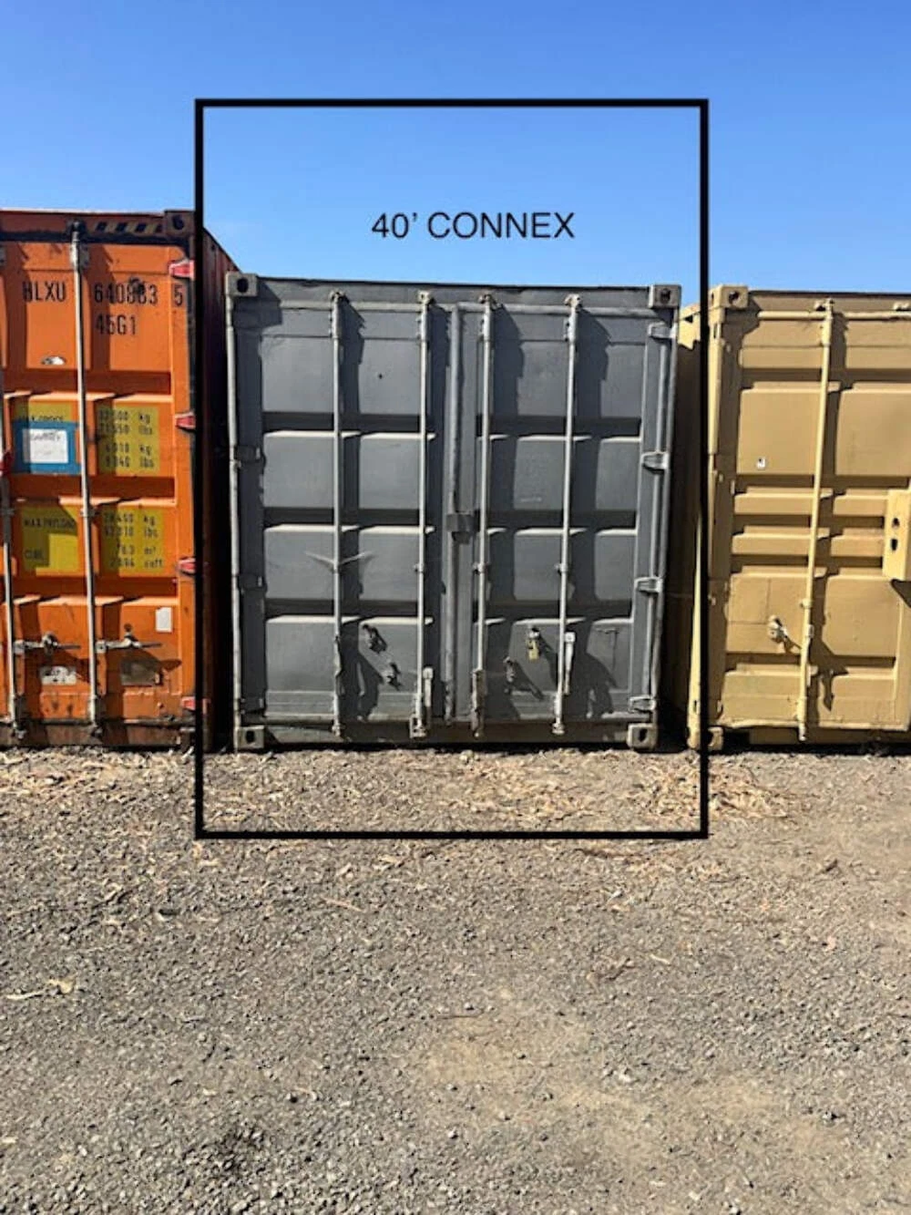 40ft Cargo Double Doors Container – Used
