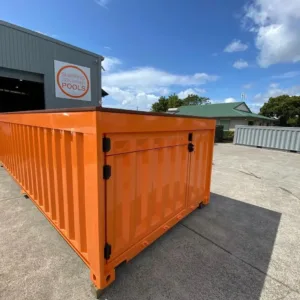 Luxury 40ft shipping container swimming pool for residential backyard use
