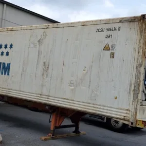 Non-working 40ft refrigerated shipping container for storage and conversion projects