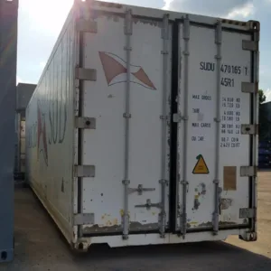 Used 40ft HC reefer container for cold storage and food distribution