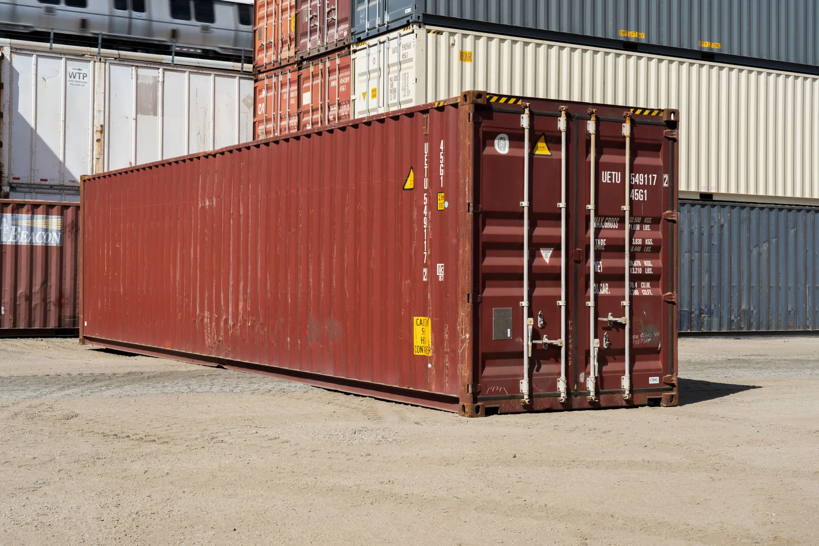 40ft High Cube Shipping Container – Cargo Worthy