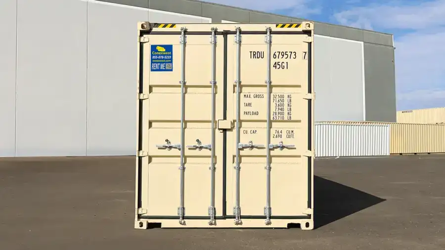 40ft high cube one-way shipping container with extra interior height