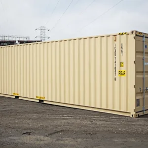 COR-TEN steel 40ft high cube shipping container for equipment storage