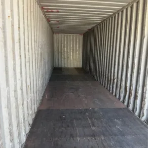 Large 40ft high cube storage container for warehouse overflow and construction sites