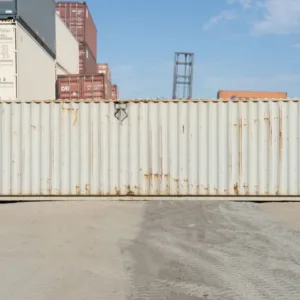 40ft high cube shipping container with extra height for secure storage