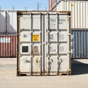 Storage-class 40ft high cube container with durable COR-TEN steel construction