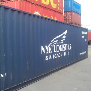 Weather-resistant 40ft high cube container for equipment, inventory, and conversion projects