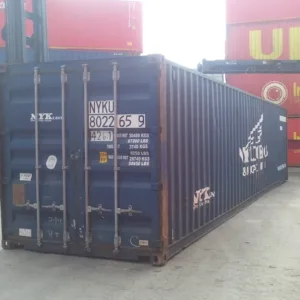 Durable 40ft high cube steel container for commercial and industrial storage
