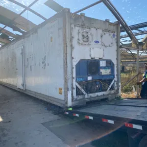 40ft refrigerated shipping container with custom side access door