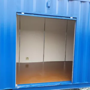 Used 40ft high cube storage container converted for secure self-storage