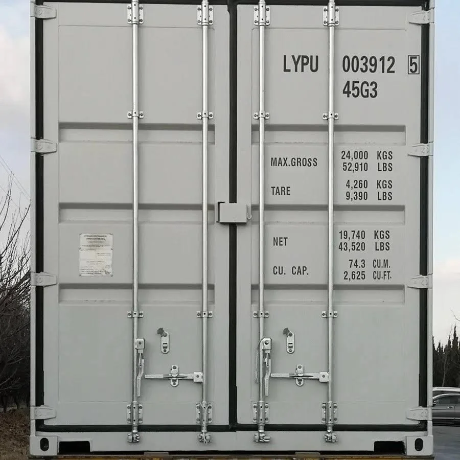 Commercial 40ft high cube storage container with multiple access points