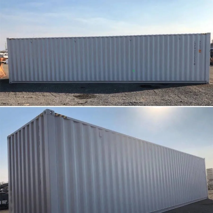 Weatherproof 40ft container with four side doors and secure locking system