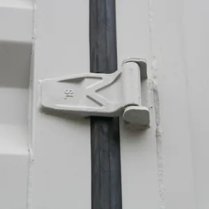 40ft high cube shipping container with five access points for commercial storage