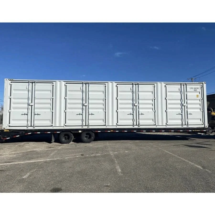 One-trip 40ft high cube container with multiple side-opening doors