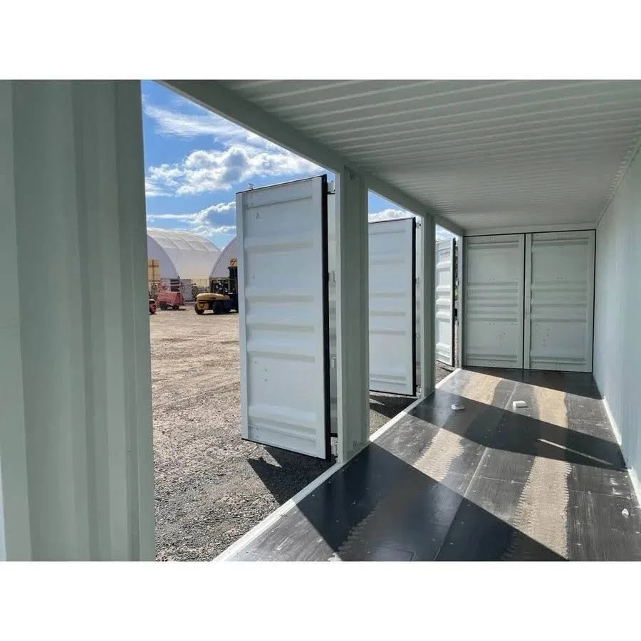 40ft high cube shipping container with four side access doors