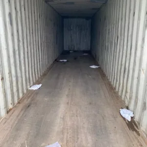 Standard 40ft dry shipping container with corten steel construction
