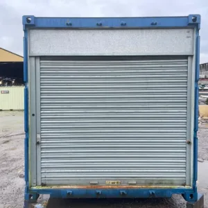 40ft Shipping Container with Roll-Up Door, Electrics & Interior Lighting