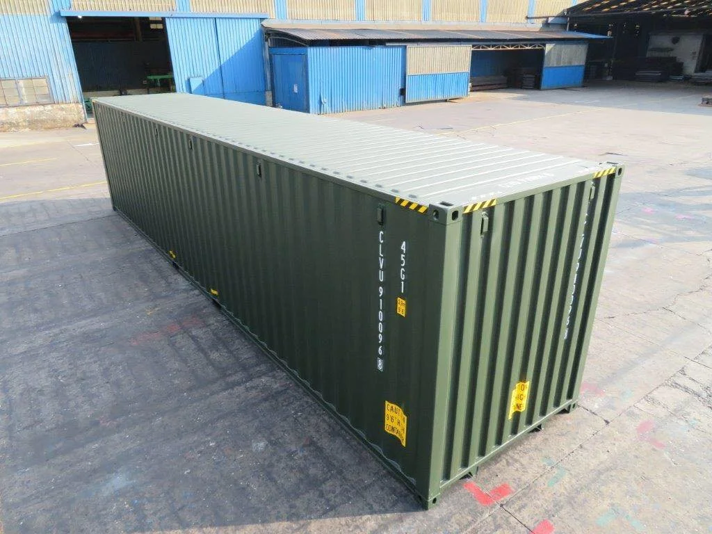New 40ft shipping container in one-trip condition for secure storage