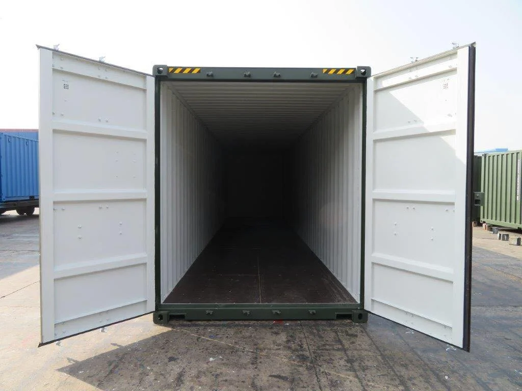 40ft shipping container ready for storage, transport, and conversion projects