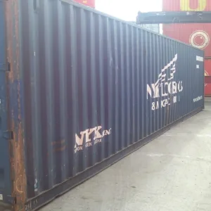 Durable 40ft corten steel storage container with double cargo doors