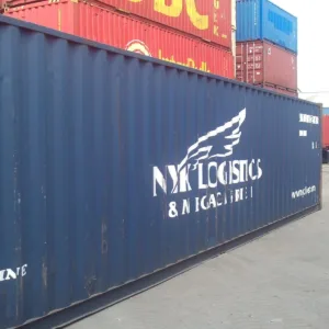 Weather-resistant 40ft shipping container for secure outdoor storage