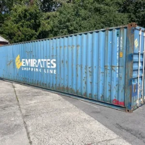 40ft high cube shipping container with watertight and airtight storage protection
