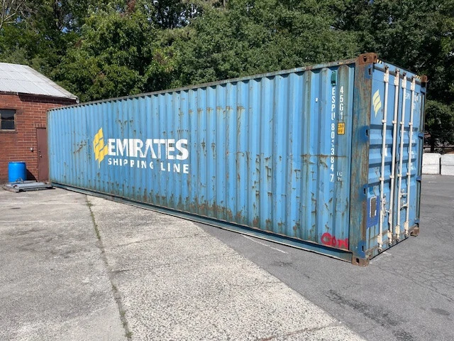 40ft high cube shipping container with watertight and airtight storage protection