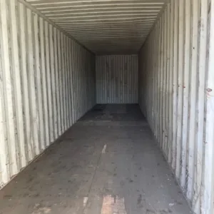 Used 40ft high cube Cor-Ten steel container for commercial storage applications