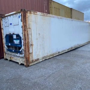 40ft NOR reefer container with aluminum T-bar floor and cargo doors