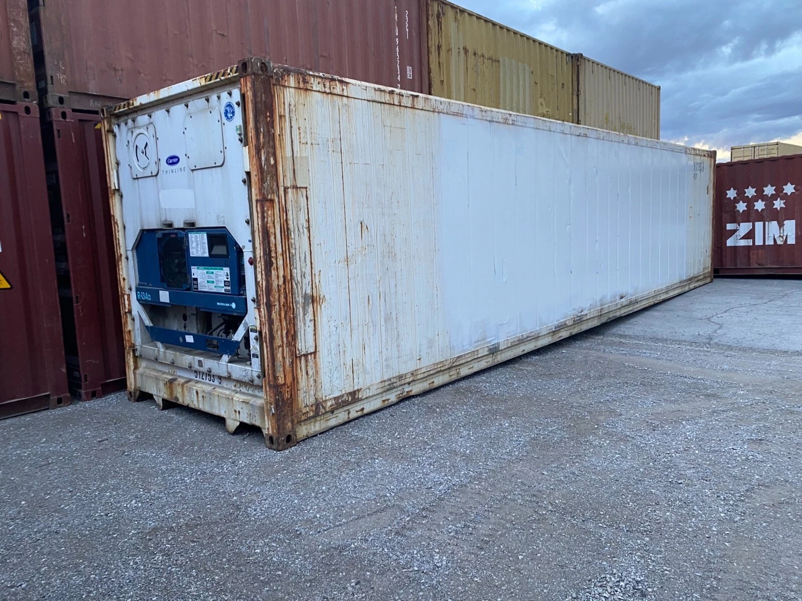 40ft NOR reefer container with aluminum T-bar floor and cargo doors