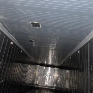 Used 40ft refrigerated container converted into an insulated storage unit