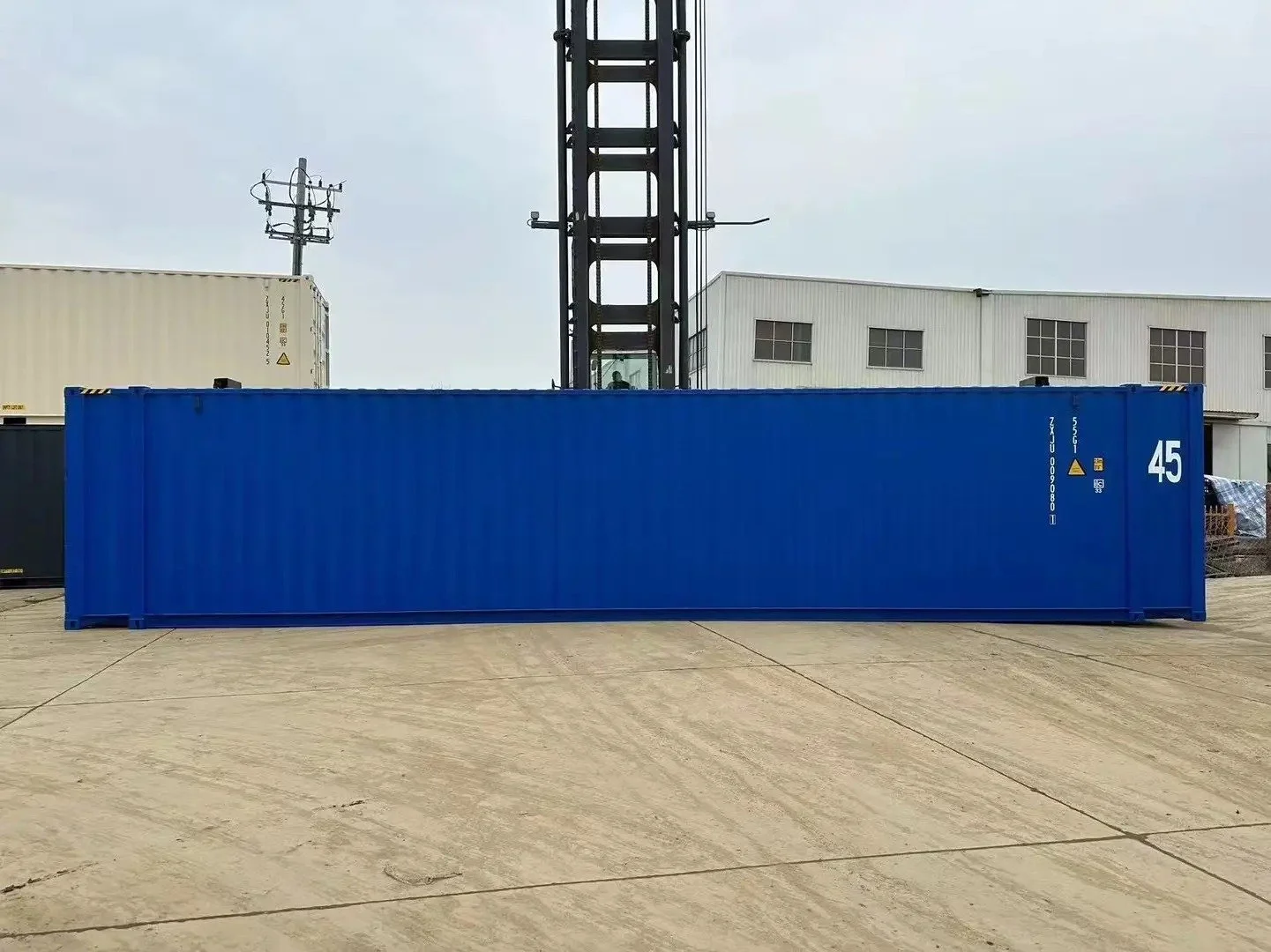 45ft steel shipping container for warehouse inventory and logistics operations