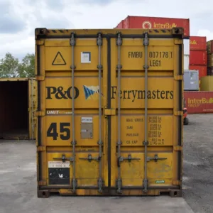 Wind and watertight 45ft shipping container with marine plywood flooring