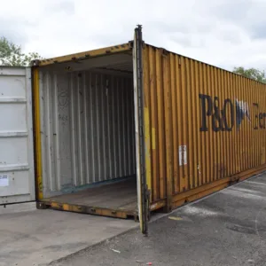 45ft high cube shipping container with cargo-worthy certification and extra storage height
