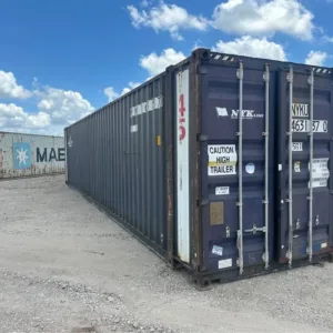 45ft high cube shipping container with extra storage capacity and height
